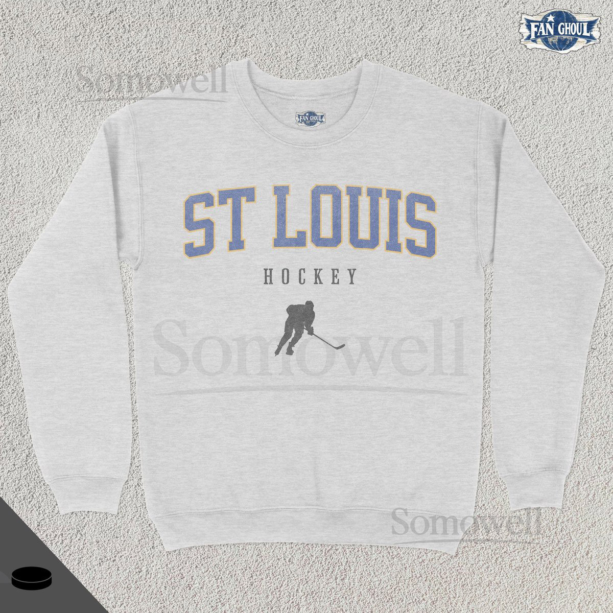 St Louis Hockey Varsity Sweatshirt College Sports Crewneck College Sweater Hockey Fan Gift Hockey Lover Apparel Vintage Retro_499