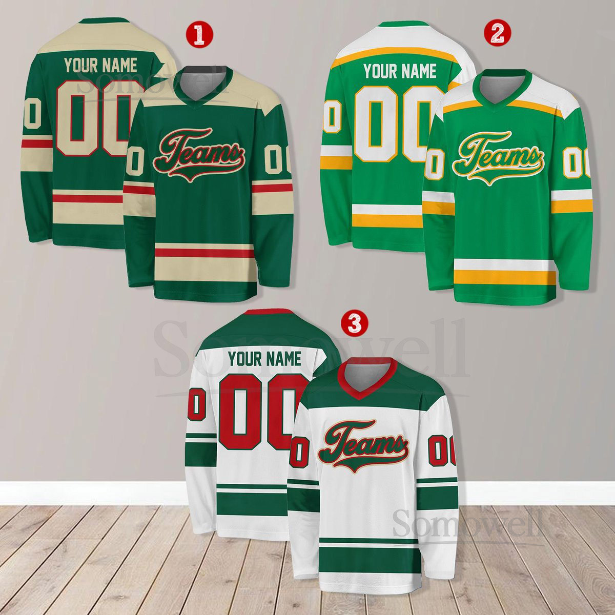 Personalized Team Name Number Hockey Jersey Custom Name Hockey Jersey Hockey Jersey Uniform For Hockey Fans Hockey Lovers_755