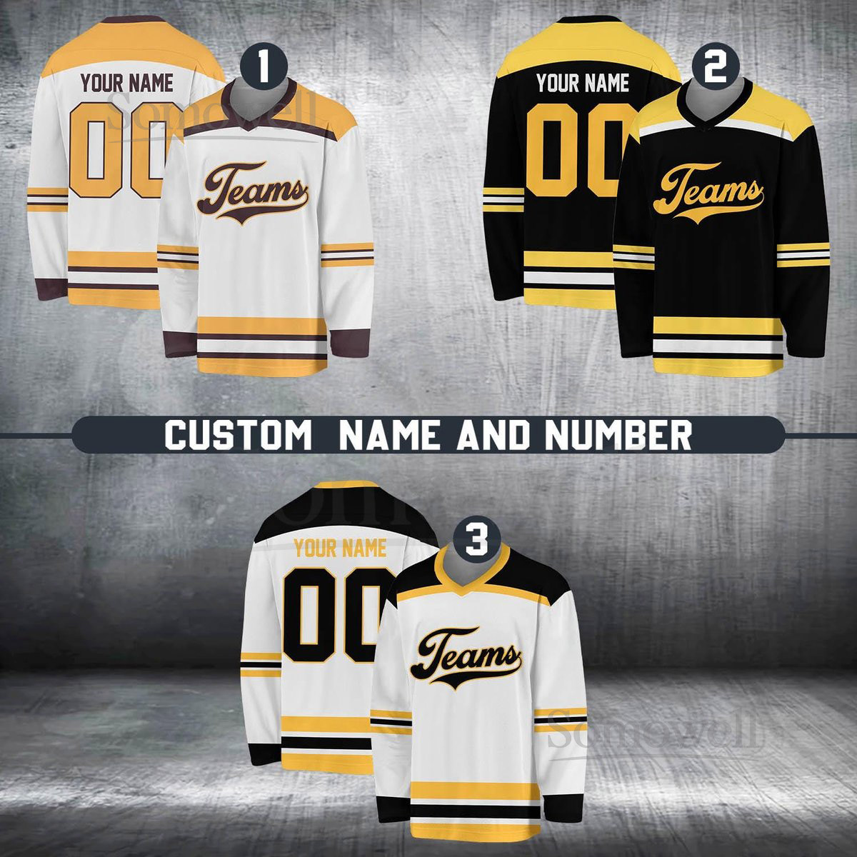 Personalized Team Name Number Hockey Jersey Custom Name Hockey Jersey Hockey Jersey Uniform For Hockey Fans Hockey Lovers_756
