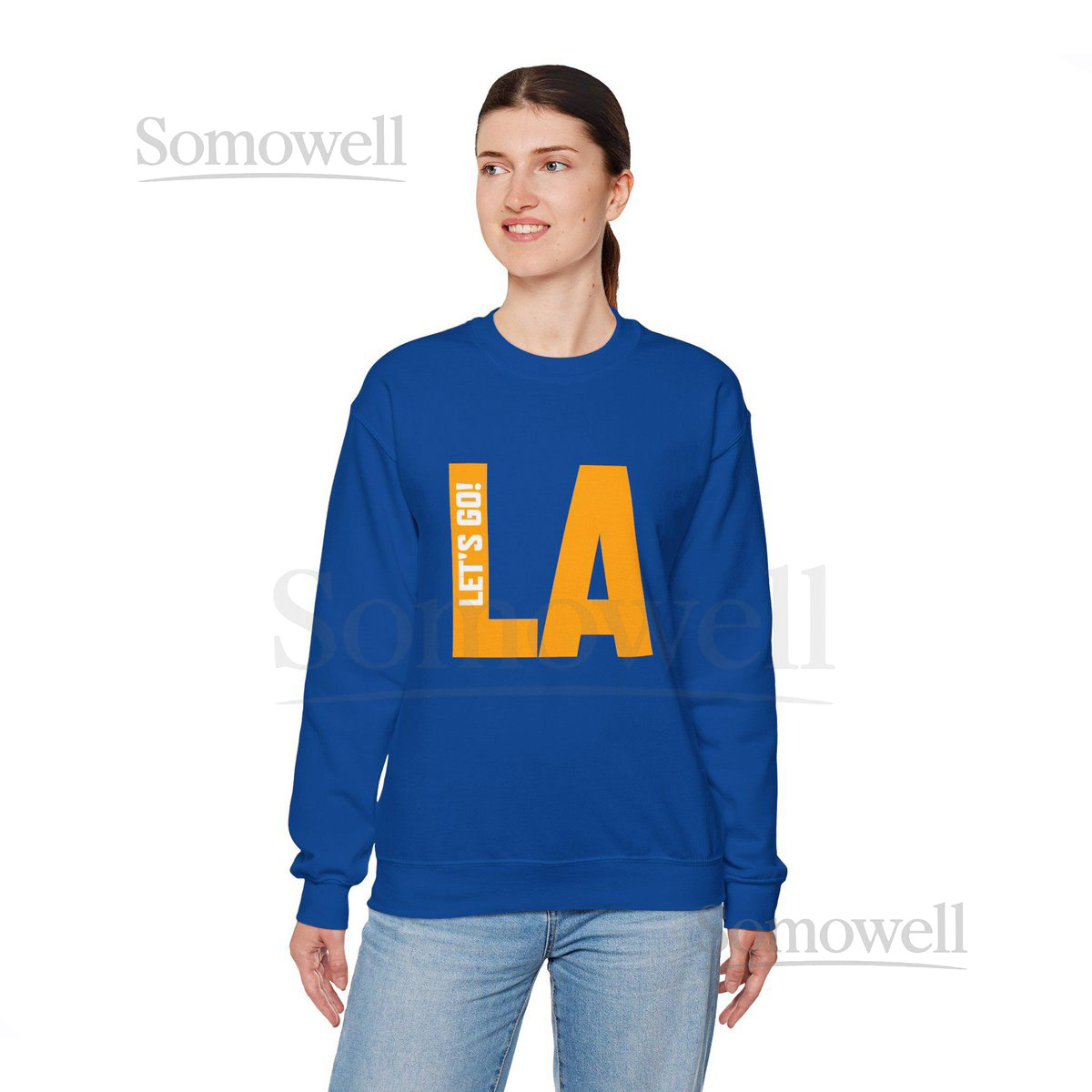 Los Angeles Let's Go LA Sweatshirt Support LA Los Angeles City Football Group Shirt_646