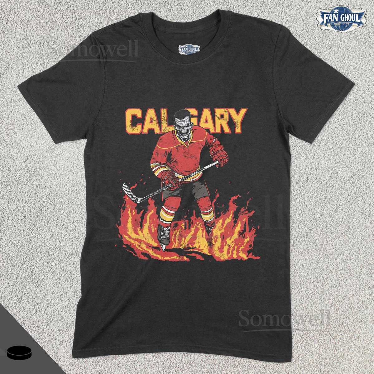Calgary Hockey Shirt Calgary Flame Sports Tee Ice Hockey Team Clothing Hockey Fan Gift Hockey Lover Apparel Vintage Calgary Alberta_52