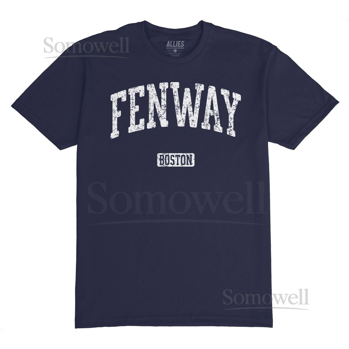 Fenway Boston T-Shirt Retro Boston Distressed Print Tee Vintage Boston Gift for Men Fenway Park Shirt Unisex Boston Style_303