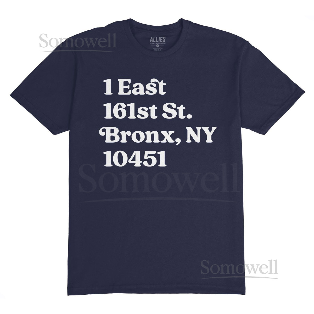 New York Baseball Stadium Bronx T-Shirt NYC Stadium Address Fan Tee Vintage Retro NY Gift Unisex Baseball Style_659