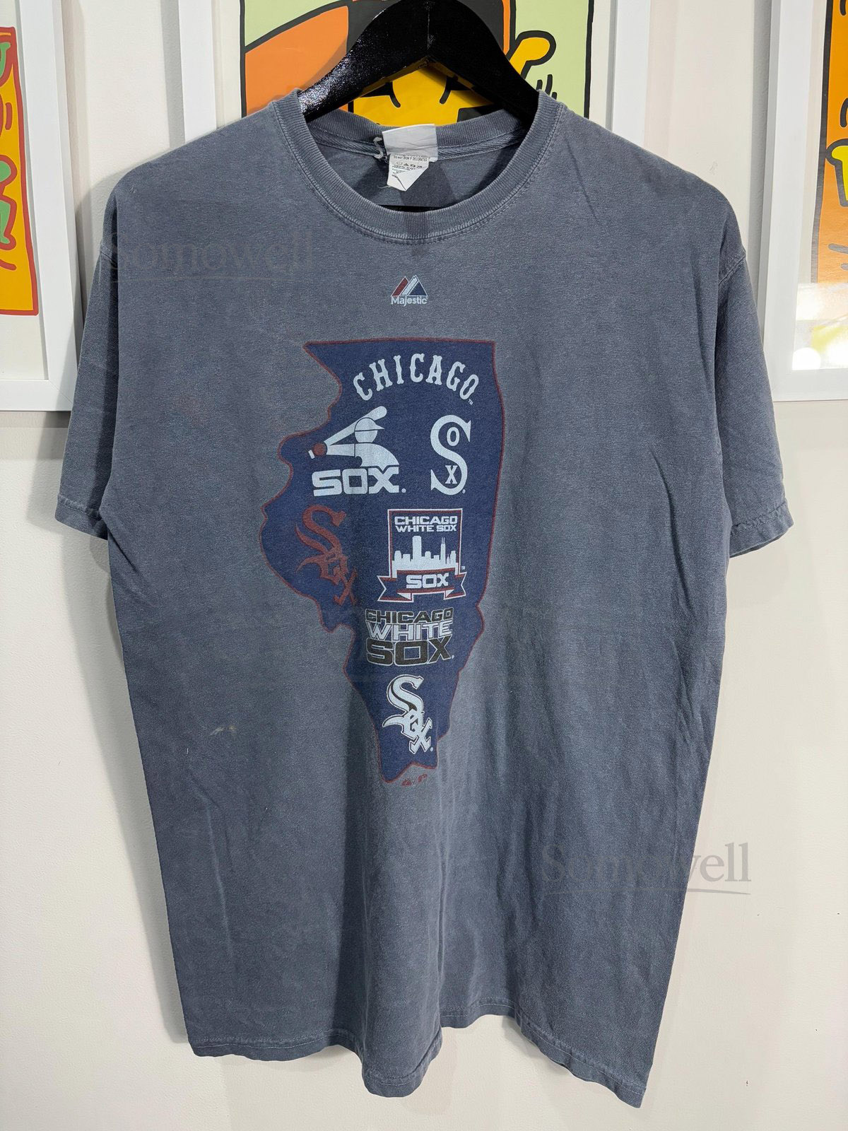 Vintage 00s Chicago White Sox Shirt size M-L_378