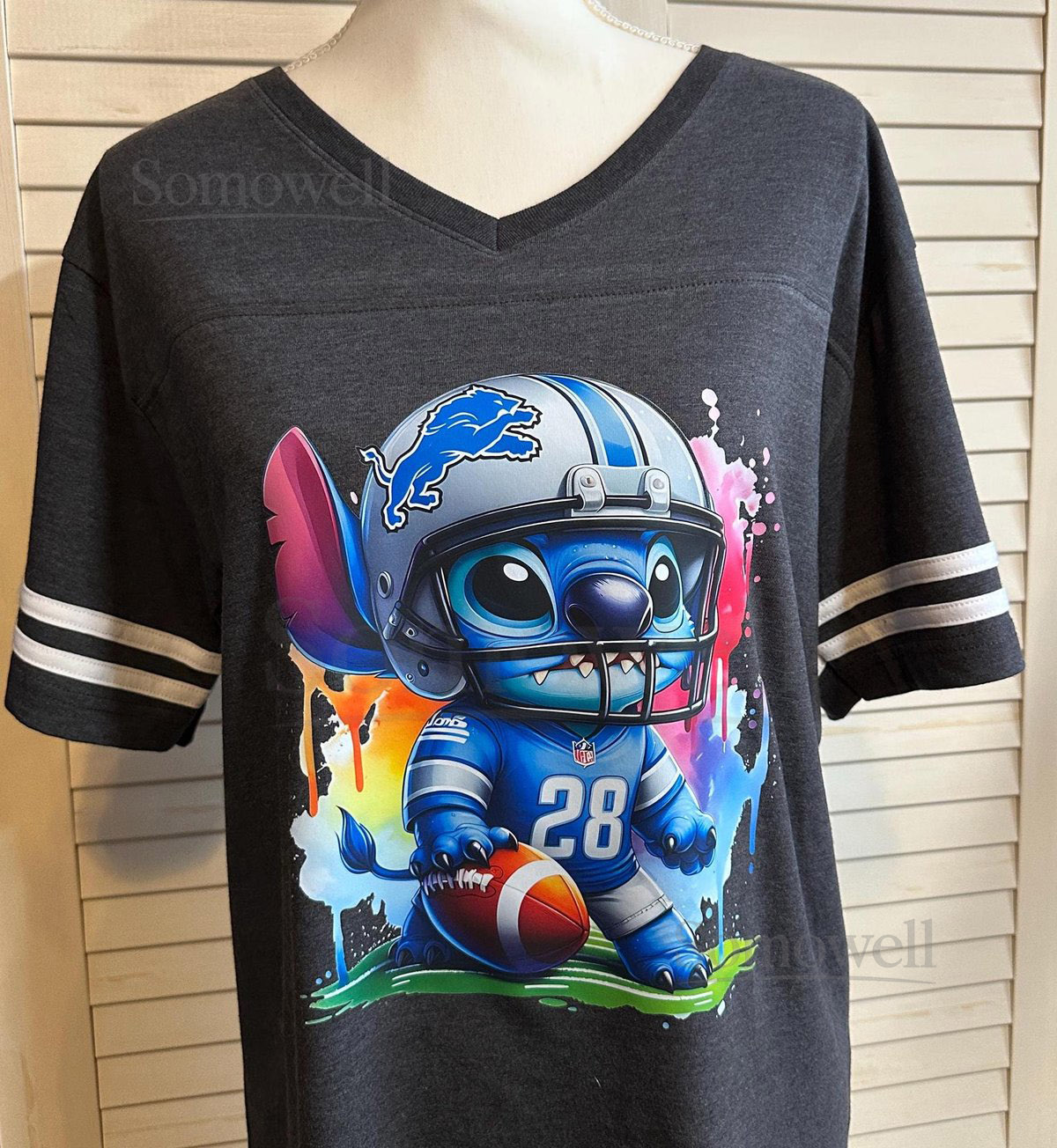 Detroit Lions Football Playoff Vibes Super Bowl vibes T-Shirt Crew V-neck Jersey Varsity Adult_227