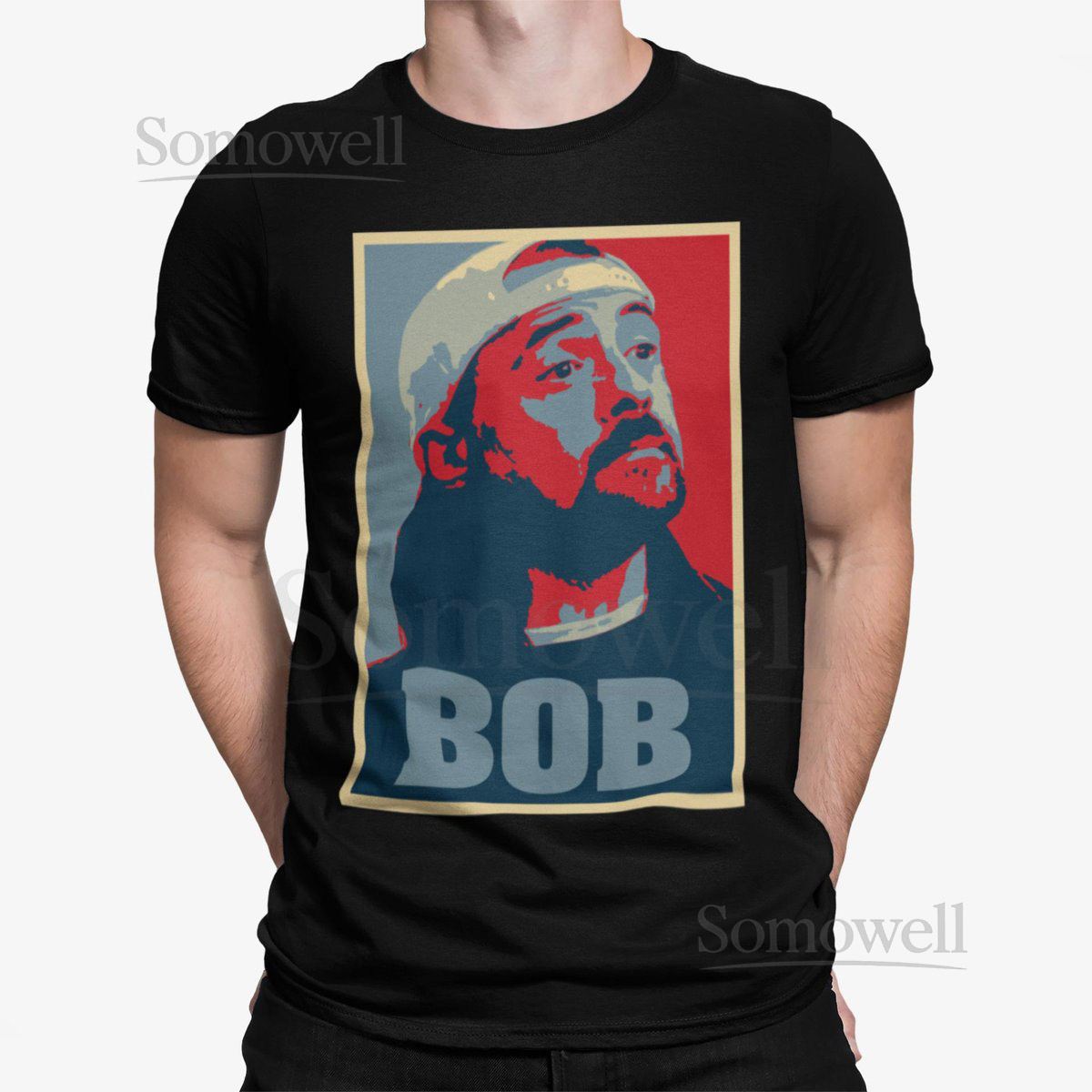 Kevin Smith Jay and Silent Bob Propaganda Icon Official Men's T-Shirt_479
