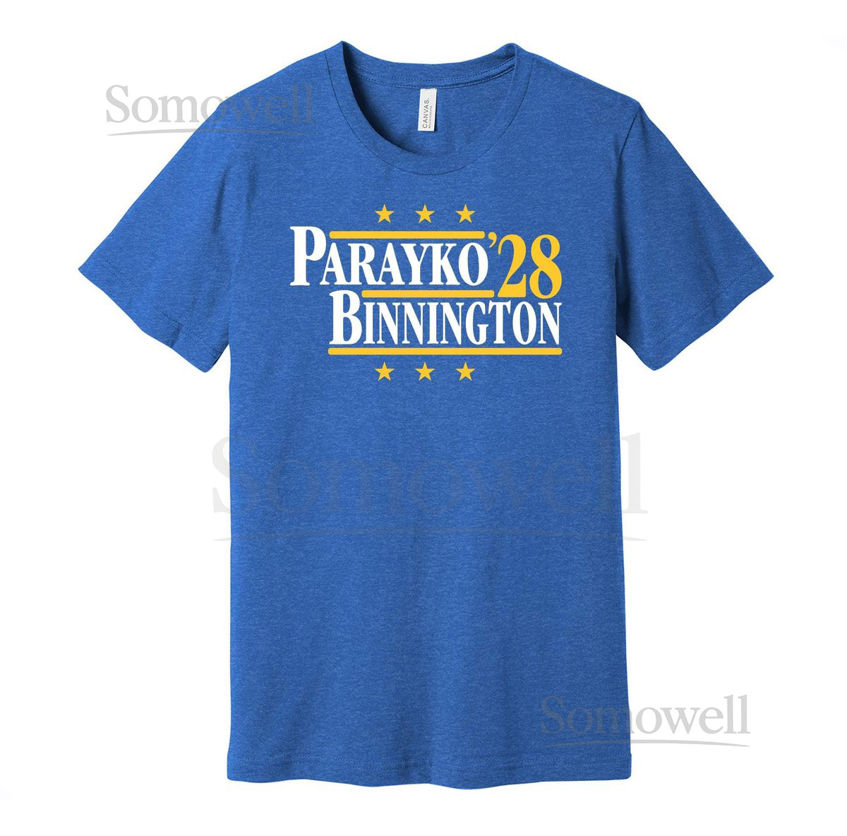 Parayko Binnington '28 - Political Campaign Parody Tee - Hockey Legends For President Fan Shirt S M L XL XXL 3XL Lots of Color Choices_395