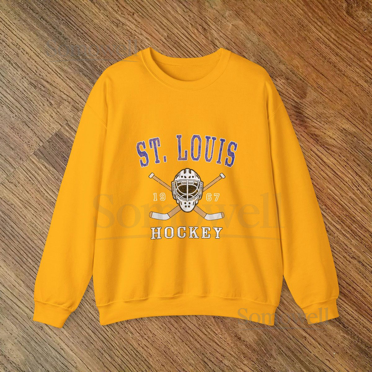 St. Louis Hockey Crewneck Sweatshirt Cozy Winter Sports Apparel_526
