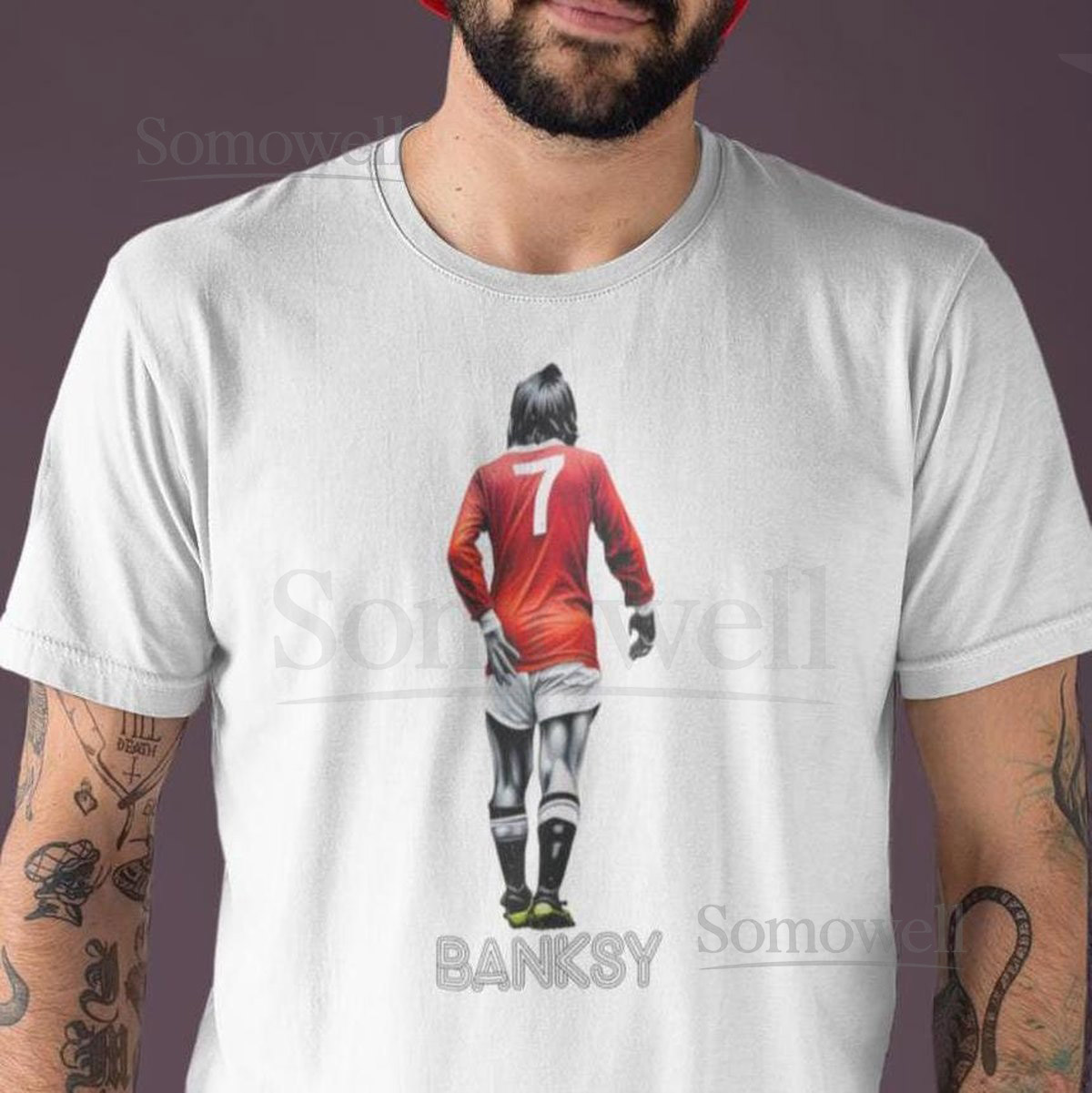 Banksy Shirt Banksy George Best T-Shirt Best Tee Manchester United Tee Shirt Heavyweight Unisex Crewneck T-shirt_48