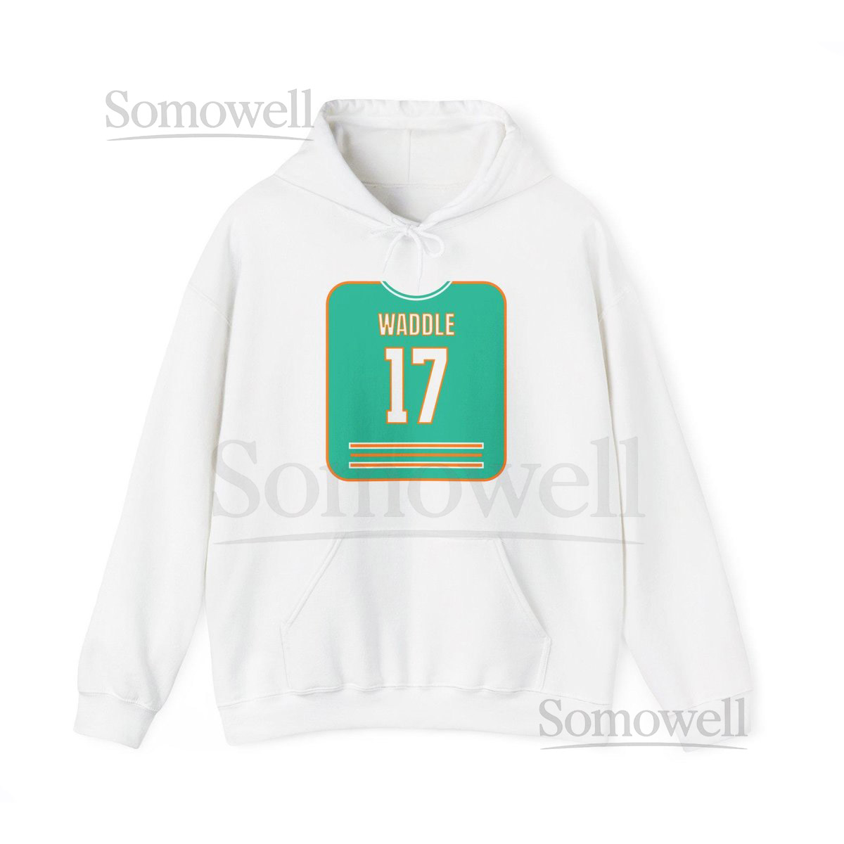 Jaylen Waddle Miami Dolphins NFL Jersey Sweatshirt_355