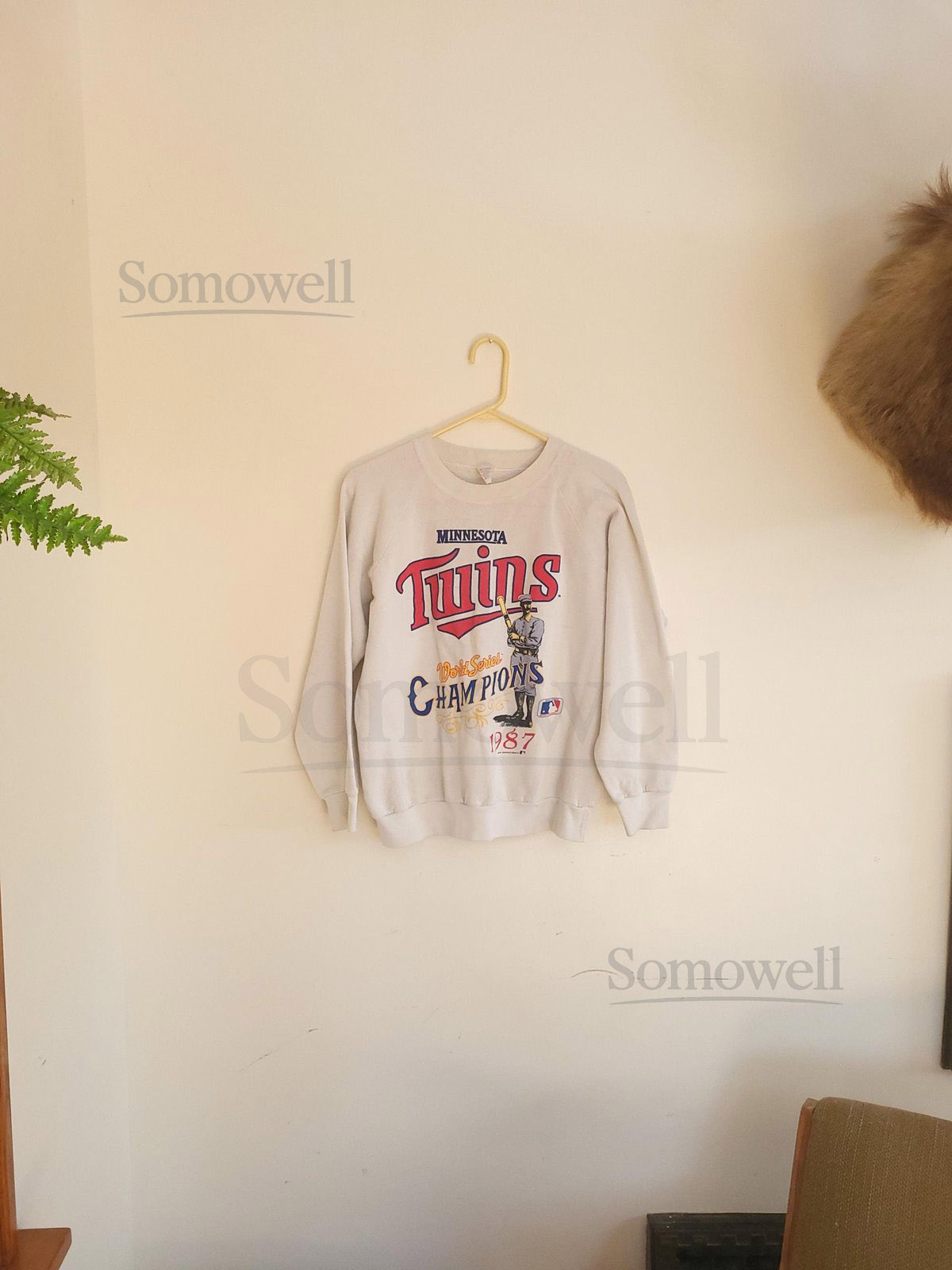 Vintage 1987 Minnesota Twins World Series Graphic Sweatshirt Small_862