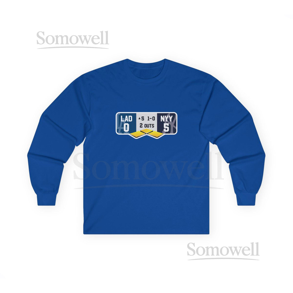 Dodgers Yankees World Series Longsleeve Top of the Fifth_368