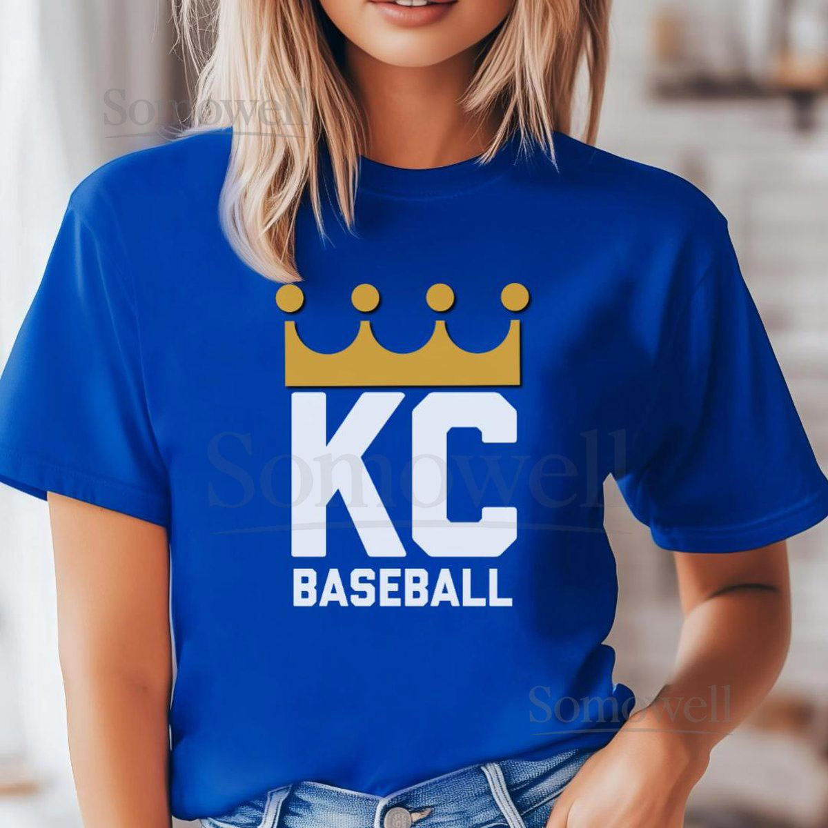 Kansas City Royals Unisex Tee KC Crown Baseball Fan Gift_440