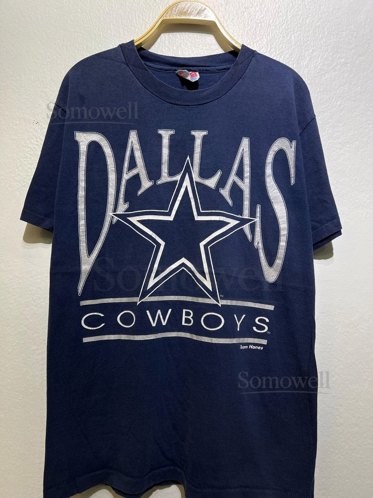 Vintage 90s Dallas Cowboys T Shirt Size L NFL Football Team 1990s Sports Fan Dallas Cowboys Supporter NFL Football Shirt_501