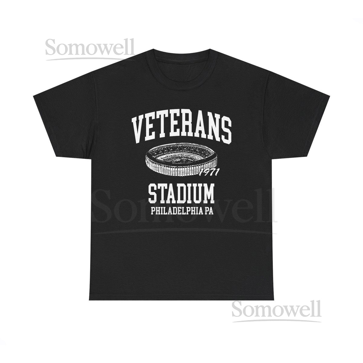 Throwbackmax Veterans Stadium 1971 Football Classic Cut Premium Tee Shirt - Past Home of Your Philadelphia Eagles Heavy Cotton Tee_267
