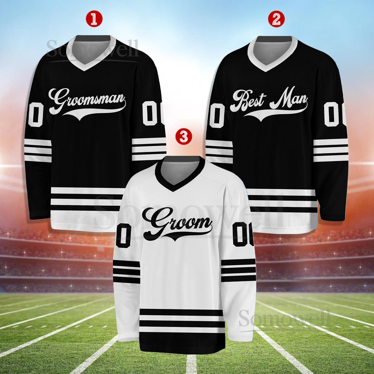 Personalized Groom Groomsmen Hockey Jersey Custom Best Man Jersey Hockey Jersey For Engagement Wedding Jersey Bachelor Party_172