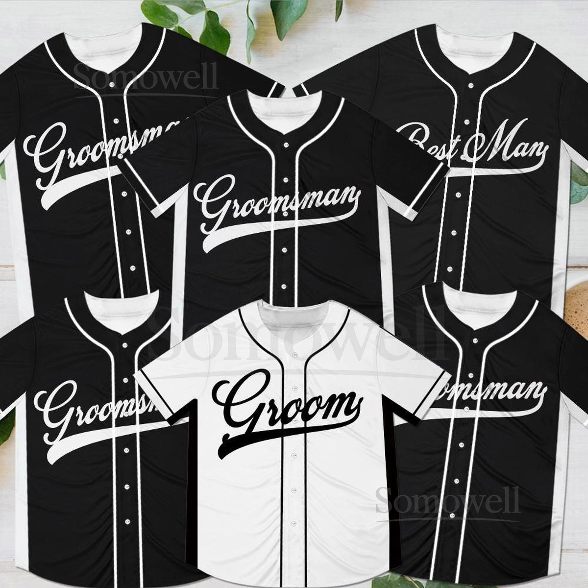 Personalized Groom Groomsmen Baseball Jersey Custom Best Man Jersey Baseball Jersey For Engagement Married Couple Wedding Jersey_166