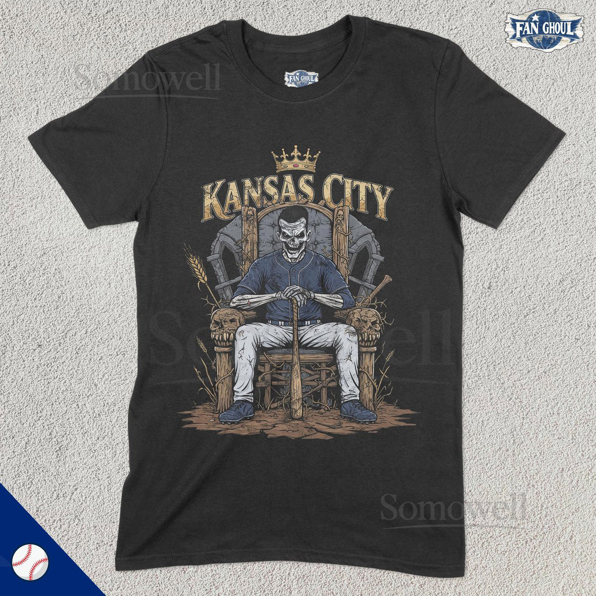 Kansas City Baseball Shirt Missouri Baseball Sports Team Clothing Baseball Fan Gift Baseball Lover Apparel Vintage Baseball Royal_345