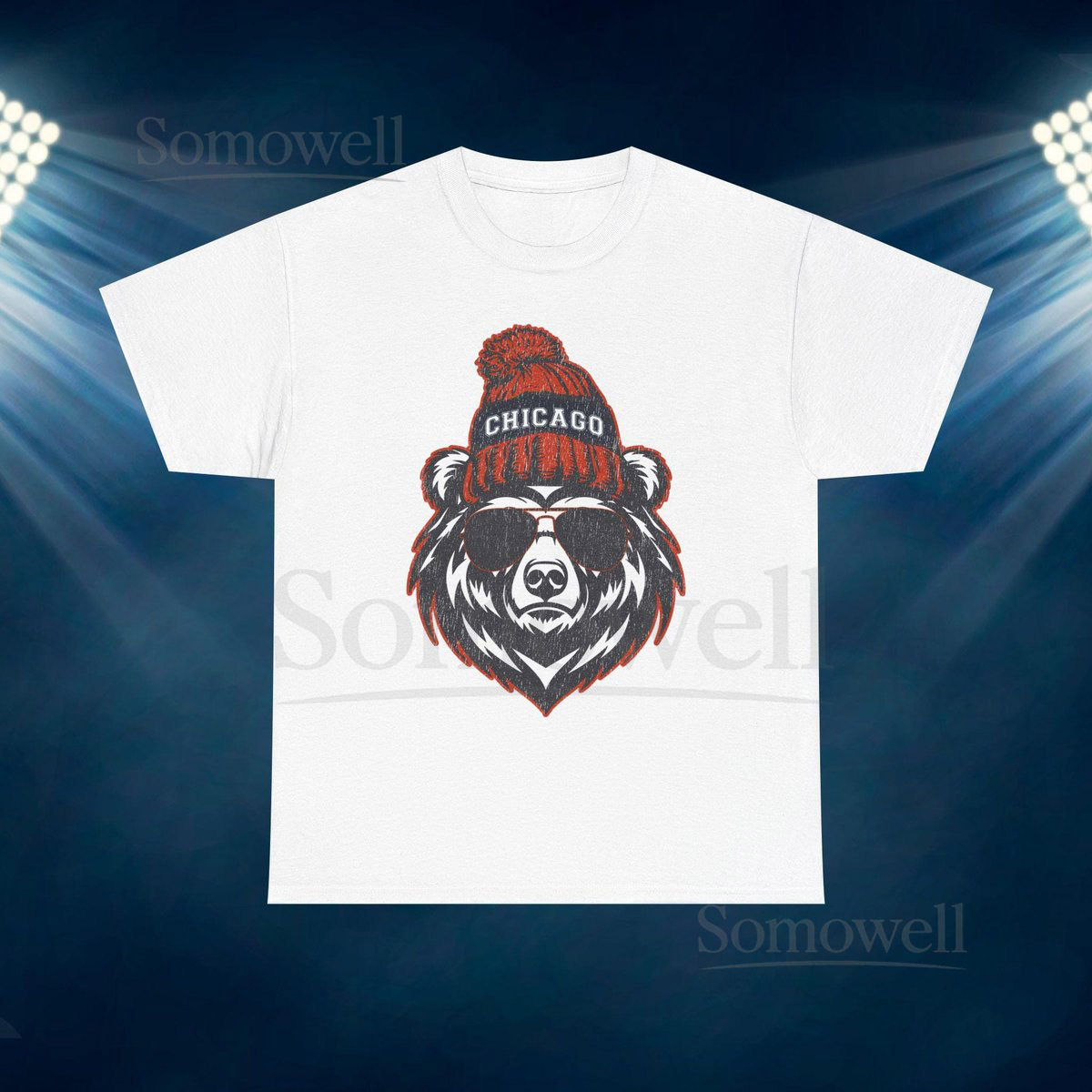 Chicago Football Shirt Bears Tee Chicago Fan Shirts Football T-shirt Chicago Shirt Game Day_463