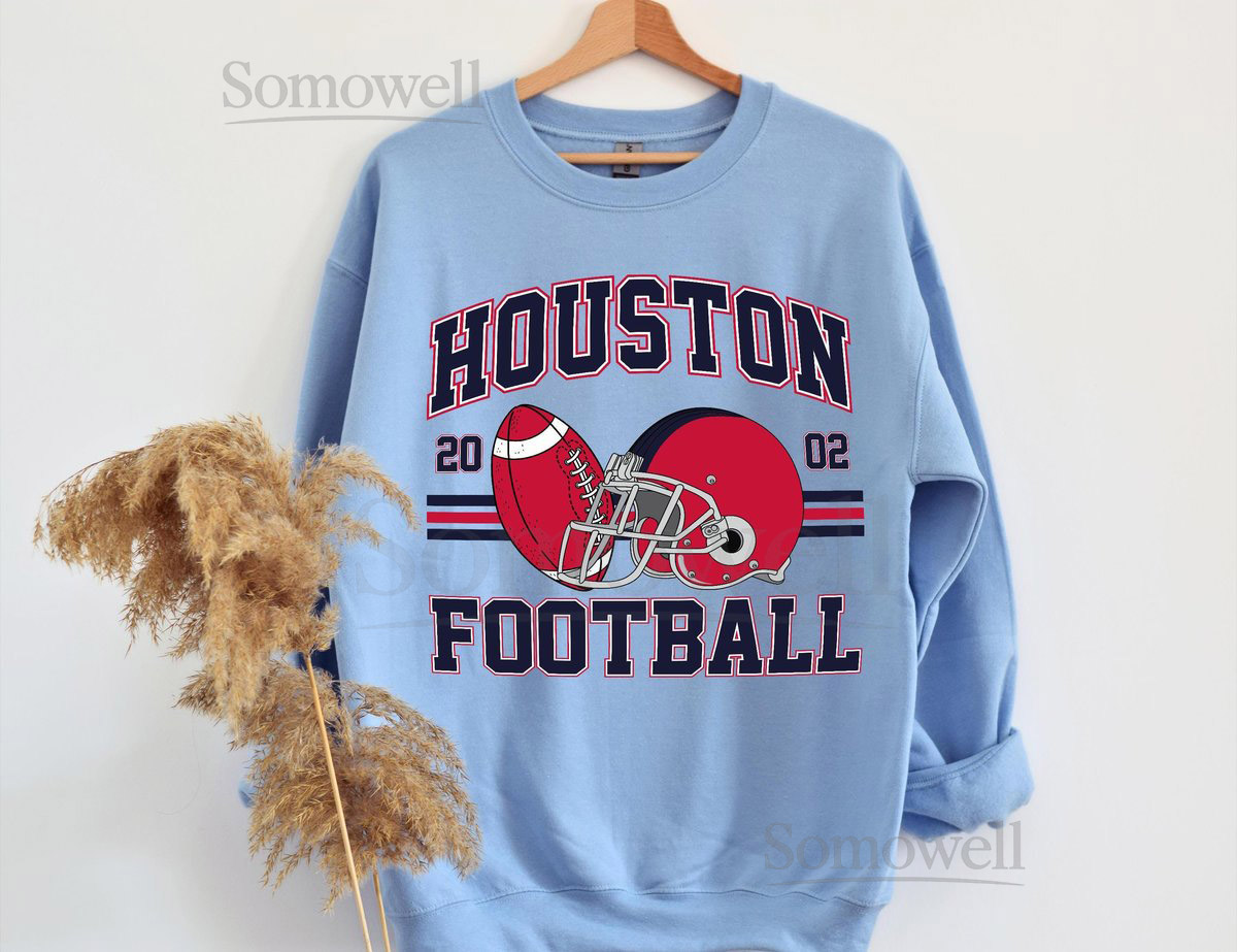 Houston Football Crewneck Sweatshirt Unisex Game Day A_228