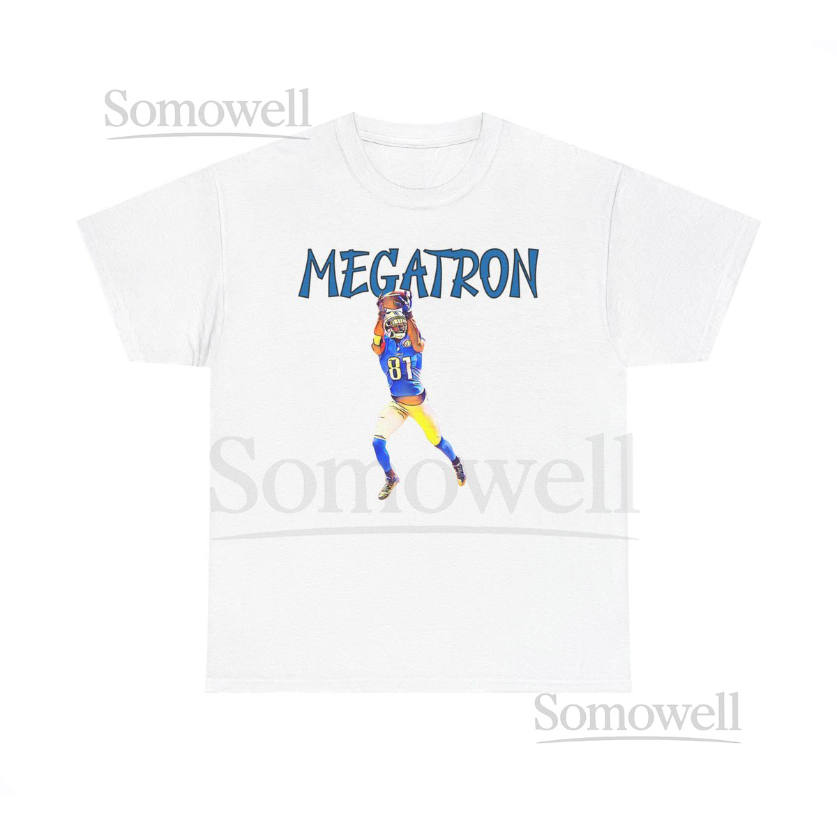 Calvin Johnson Megatron Detroit Lions T-shirt - Unisex Football Fan Apparel Game Day Shirt Lions Merchandise NFL Gift Idea_44