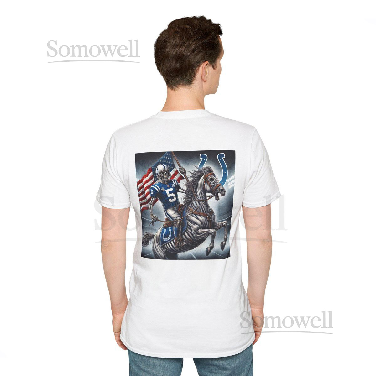 Indianapolis colts Anthony Richardson breathable cotton Game Day_451