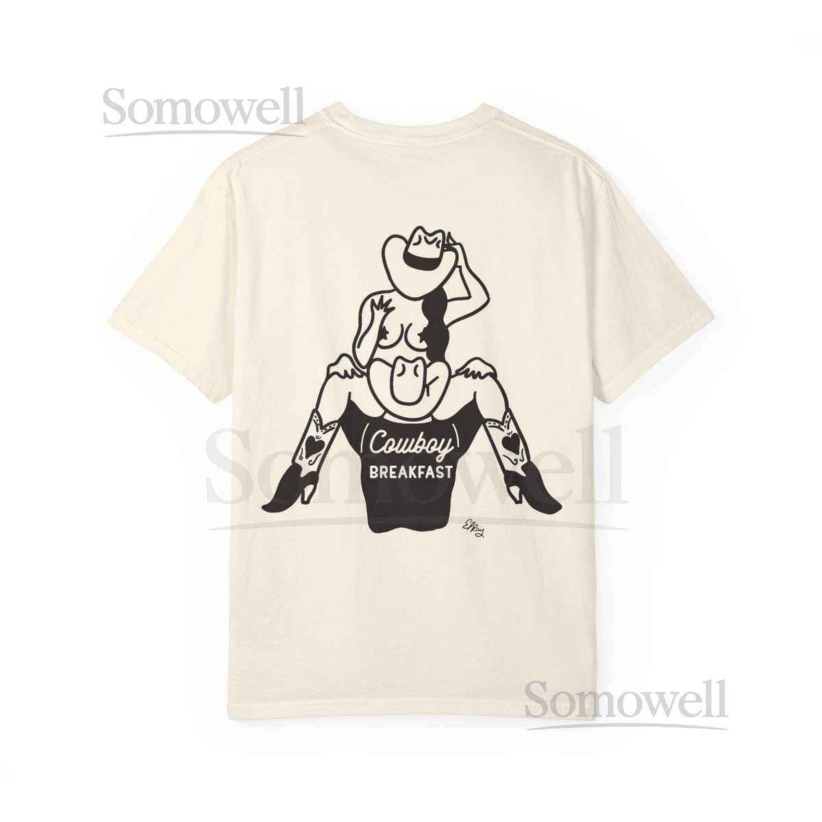 Cowboy Rodeo T-shirt Cowgirl Western El Ray Art Gift Unisex Tee Yeehaw Clothing Funny Her Him Apparel_383