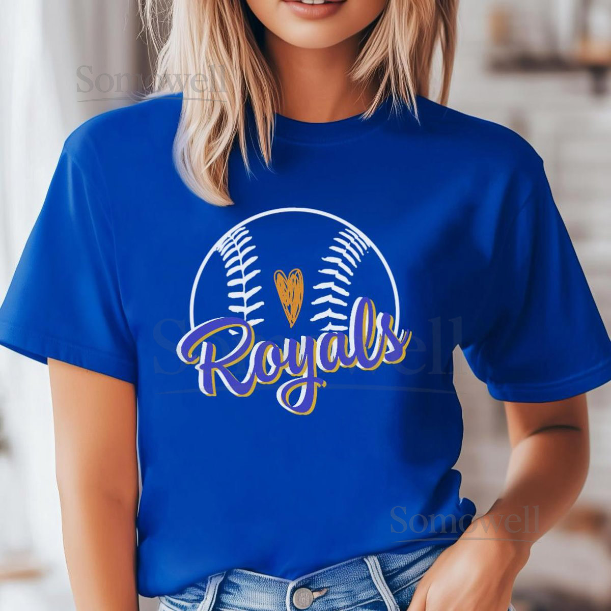 Kansas City Royals Unisex Crewneck Tee Baseball Fan Gift_438