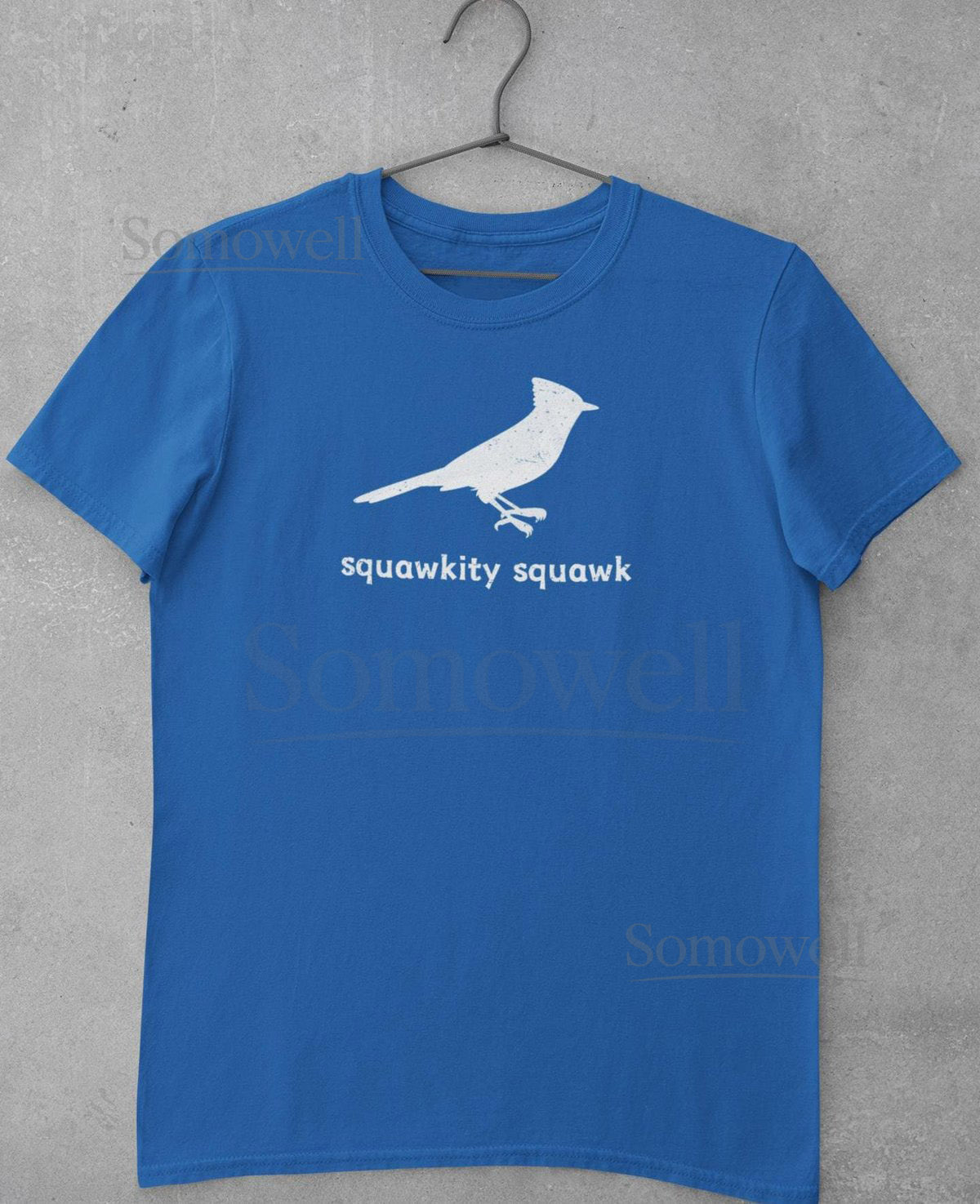 Blue Jay T-Shirt Squawkity Squawk Bird Lover Tee_119