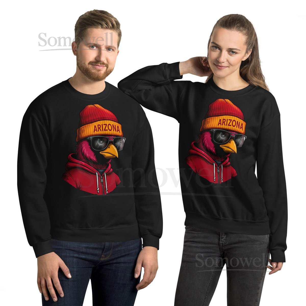 Arizona Spirit Animal Football Fan Cardinal Mascot Unisex Sweatshirt_95