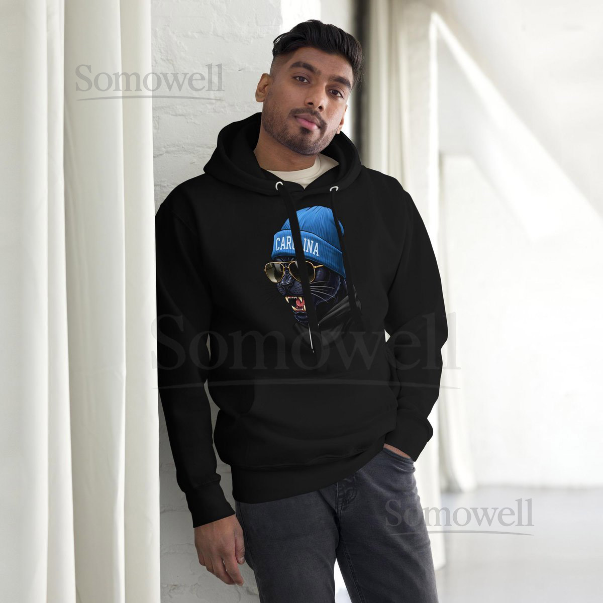 Carolina Spirit Animal Football Fan Panther Mascot Unisex Hoodie_412