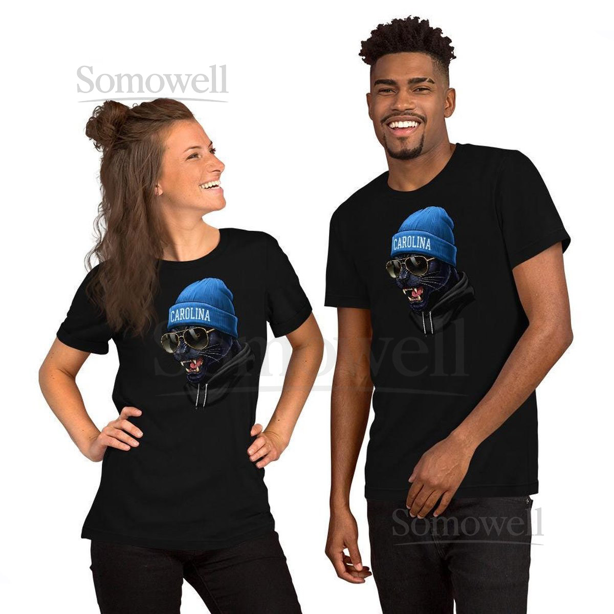 Carolina Spirit Animal Football Fan Panther Mascot Unisex t-shirt_413