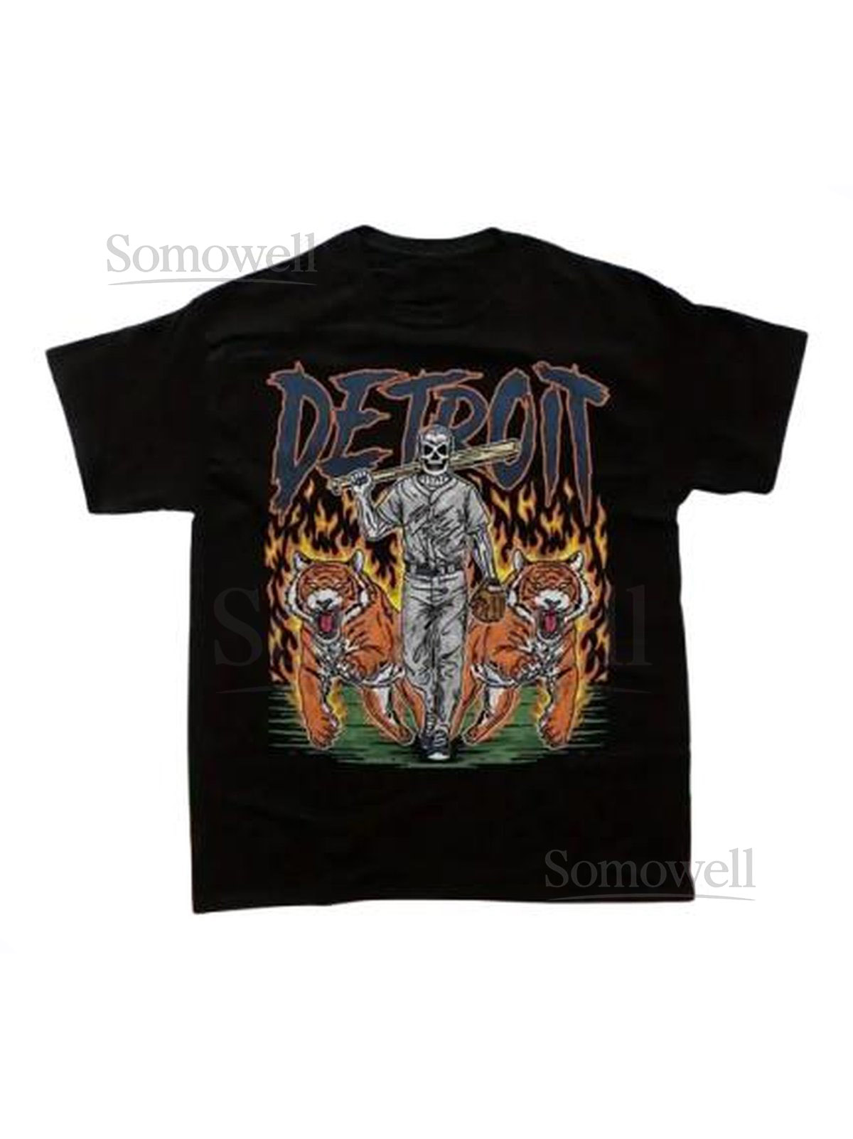 Detroit Tigers Graphic T-Shirt MLB Graphic T-Shirt Vintage Tees UNISEX S-XXL_242