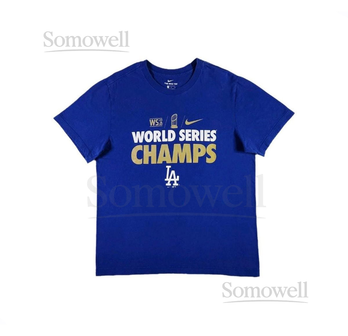 LA Dodgers T-shirt Medium Blue - World Series Champion Nike MLB Baseball Sportswear Athletic Apparel Gift For Sports Fan Unisex Fanwear_541