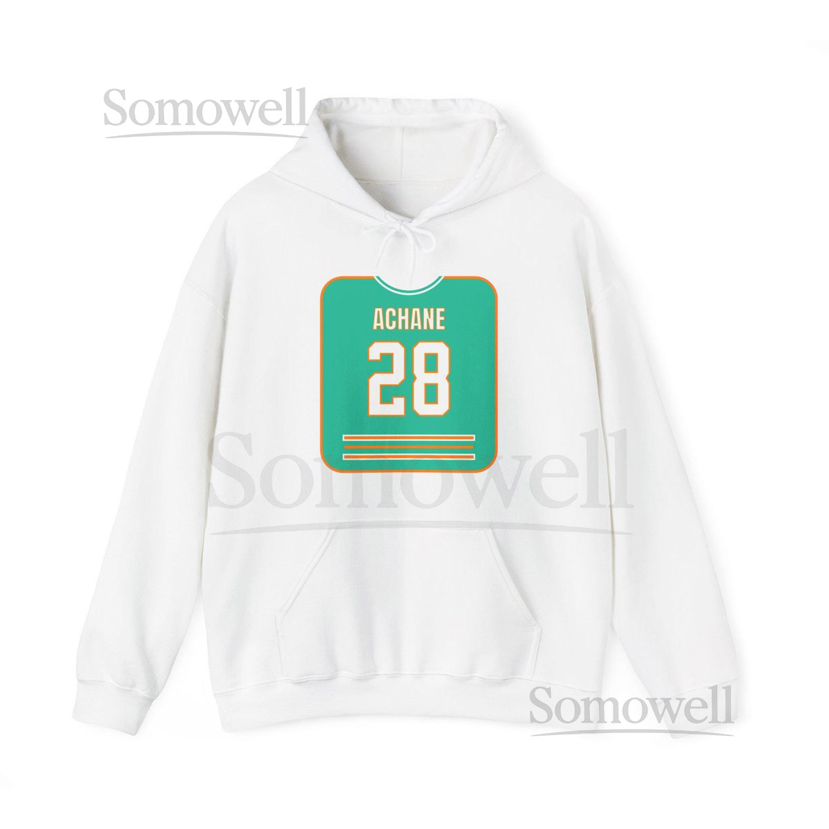 De'Von Achane Miami Dolphins NFL Jersey Sweatshirt_284