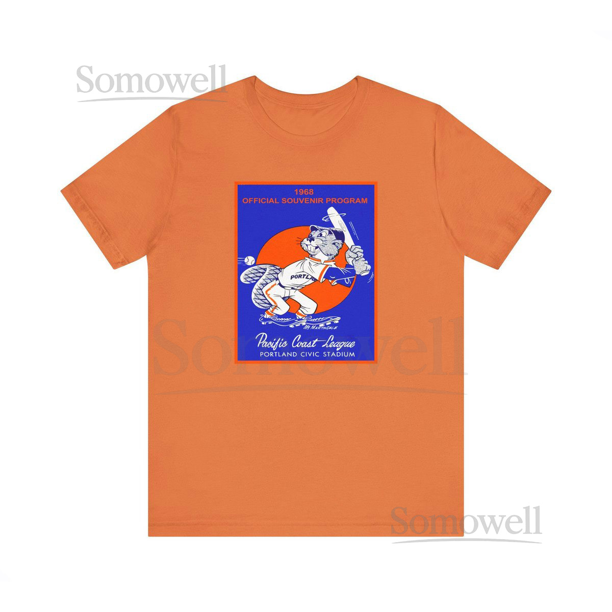 Vintage 1968 Baseball Portland Beavers Pacific Coast League Unisex Tee T-Shirt Shirt Retro Sports Fan Gift Baseball Lover Apparel_960