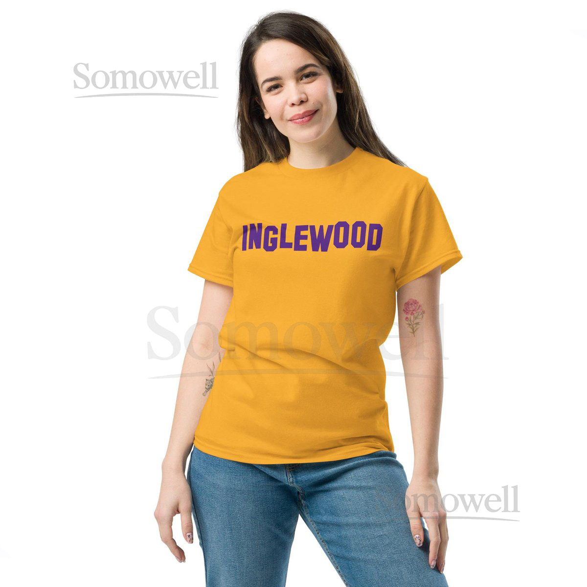 Inglewood T-Shirt Unisex Cotton Graphic Tee_205