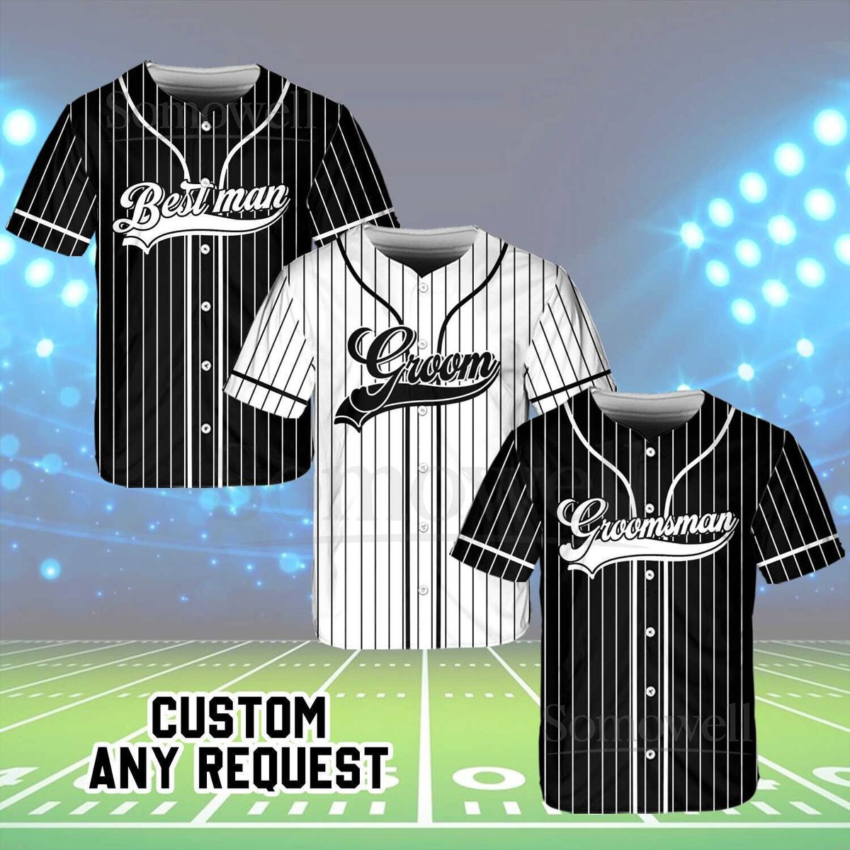 Personalized The Groom Groomsmen Baseball Jersey Custom Best Man Jersey Baseball Jersey For Engagement Weddings and Bachelor Parties_783