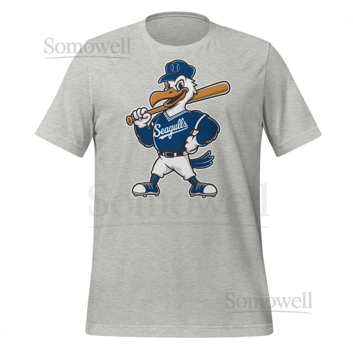 Los Angeles Baseball Seagulls Mascot T-Shirt LA Team Funny Tee_599