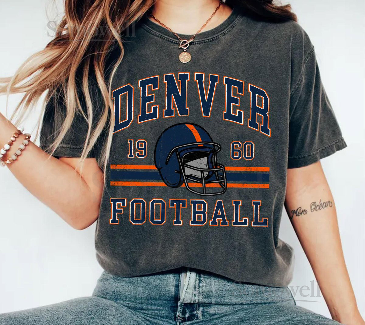 Comfort Colors Denver Broncos 1960 Football T-Shirt Broncos Football Retro Broncos Shirt for Broncos Football Fan Denver Broncos Gift_72