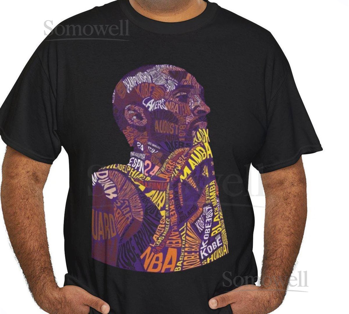 Kobe Bryant Tribute Tee Unisex Basketball Shirt Fan Apparel Gift for Sports Lovers Vintage Style T-Shirt NBA Collectible_236