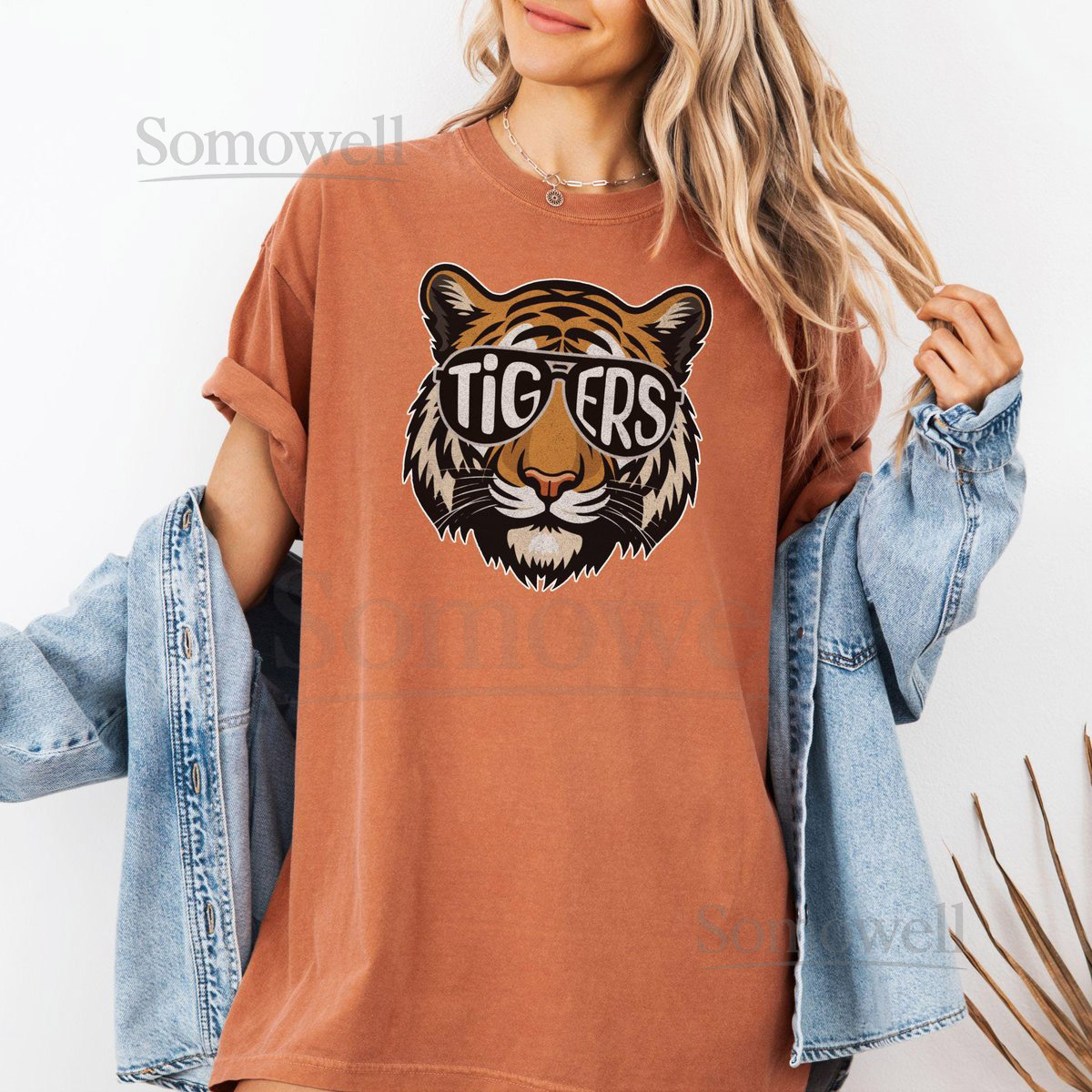 Comfort Colors Tigers Sunglasses Graphic Tee Baseball Fan Shirt Sports Team Tee Cool Tiger T-shirt Detroit Baseball Gift for her_89
