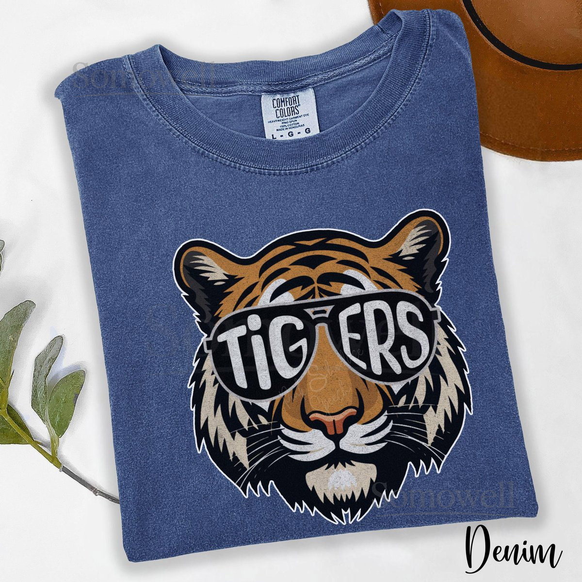 Comfort Colors Tigers Sunglasses Graphic Tee Baseball Fan Shirt Sports Team Tee Cool Tiger T-shirt Detroit Baseball Gift for her_90