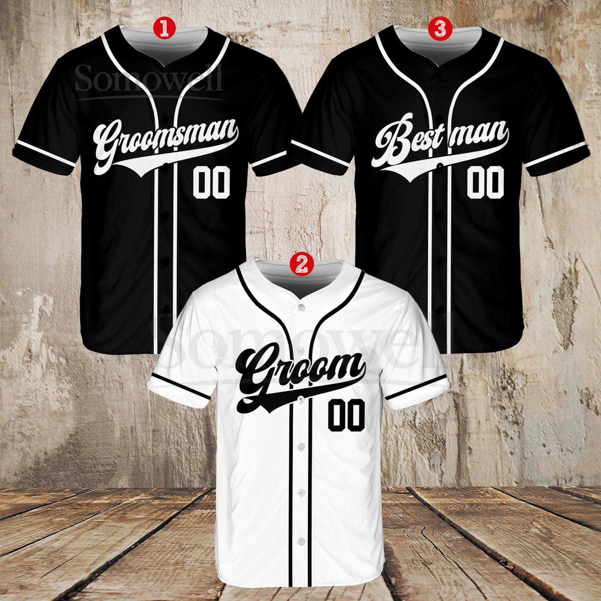 Personalized Groom Groomsmen Baseball Jersey Custom Best Man Jersey Baseball Jersey For Engagement Married Couple Wedding Jersey_168