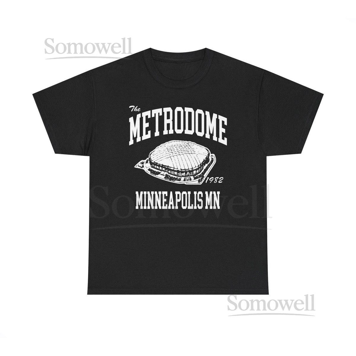Throwbackmax The Metrodome 1982 Football Classic Cut Premium Tri-Blend Tee Shirt - Past Home of Your Minnesota Vikings Heavy Cotton Tee_264
