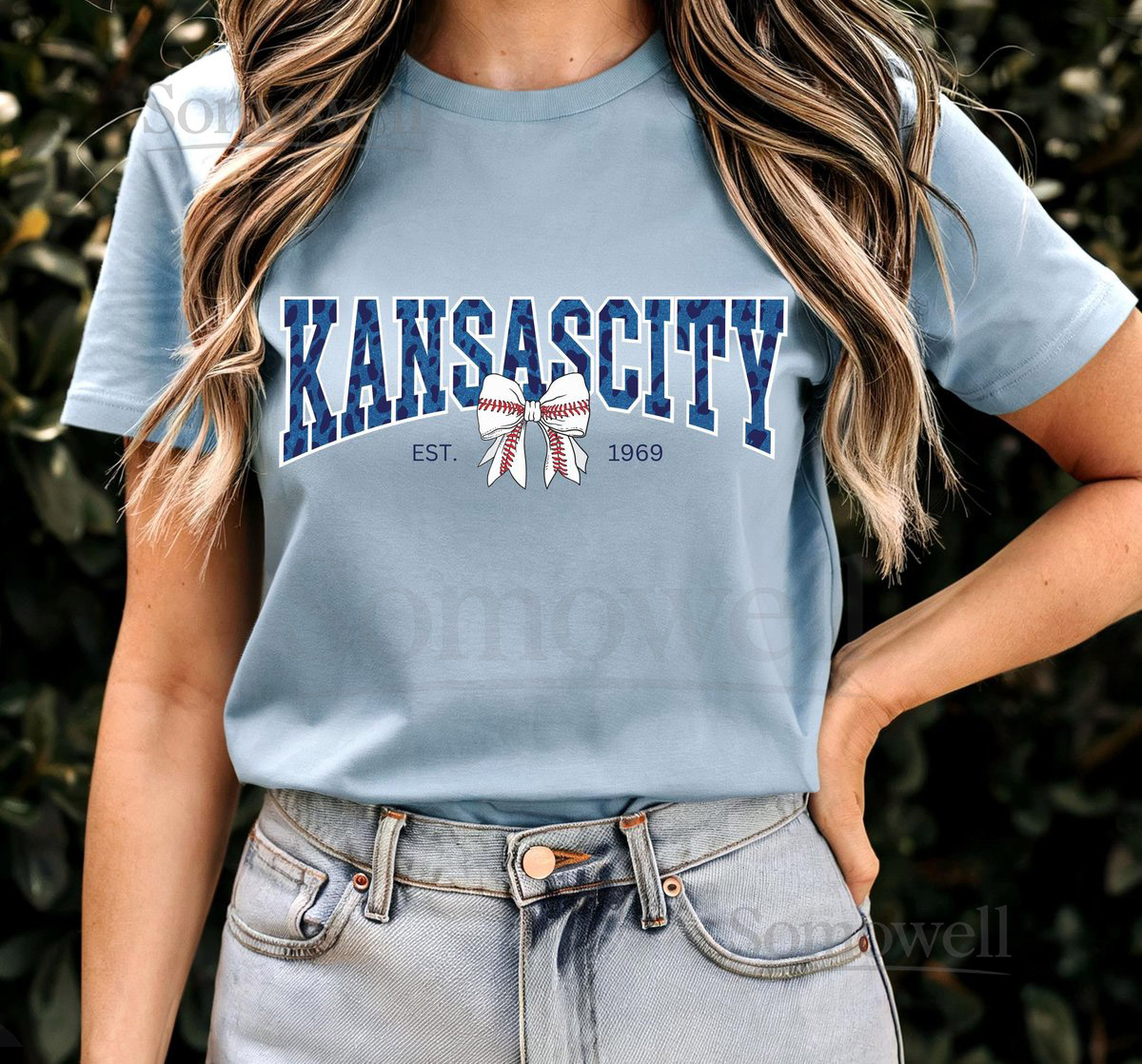 Kansas City Baseball Bow Shirt_335