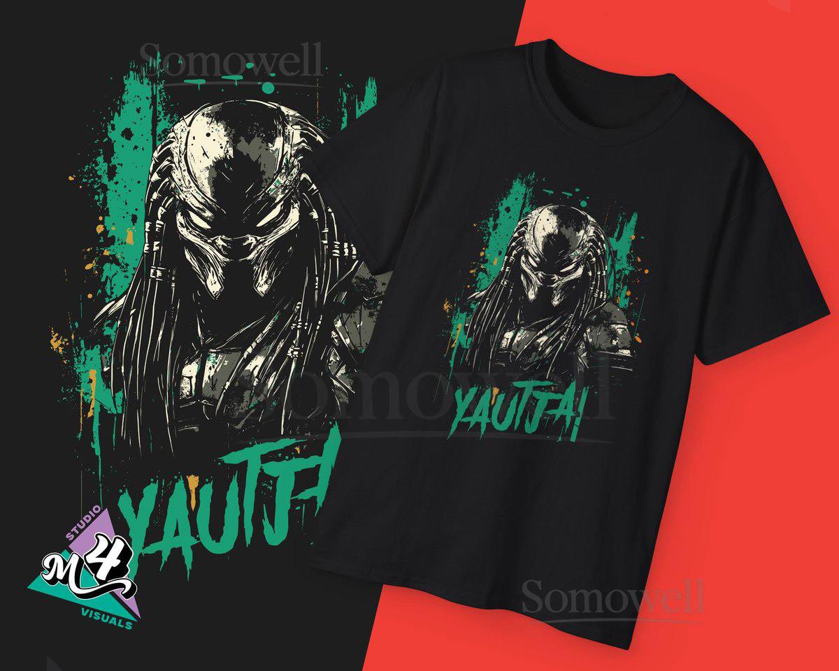Predator Graphic Tee Ultra Cotton Movie Fan Shirt_403