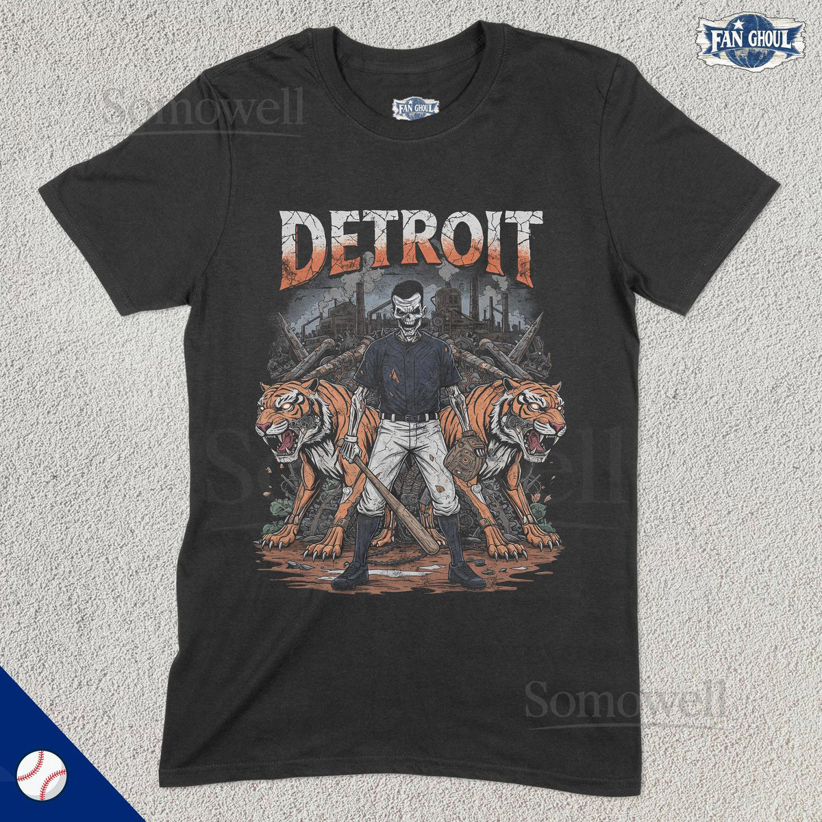 Detroit Baseball Shirt Michigan Baseball Sports Team Clothing Baseball Fan Gift Baseball Lover Apparel Vintage Baseball Tiger_130