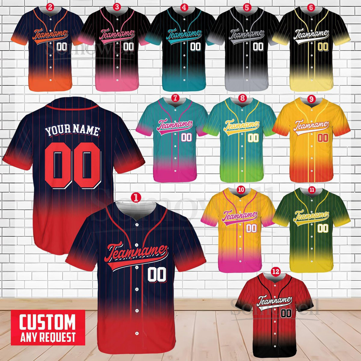 Personalized Team Name And Number Baseball Jersey Custom Baseball Jersey Shirt Baseball Jersey Uniform For Baseball Fans Baseball Lovers_554