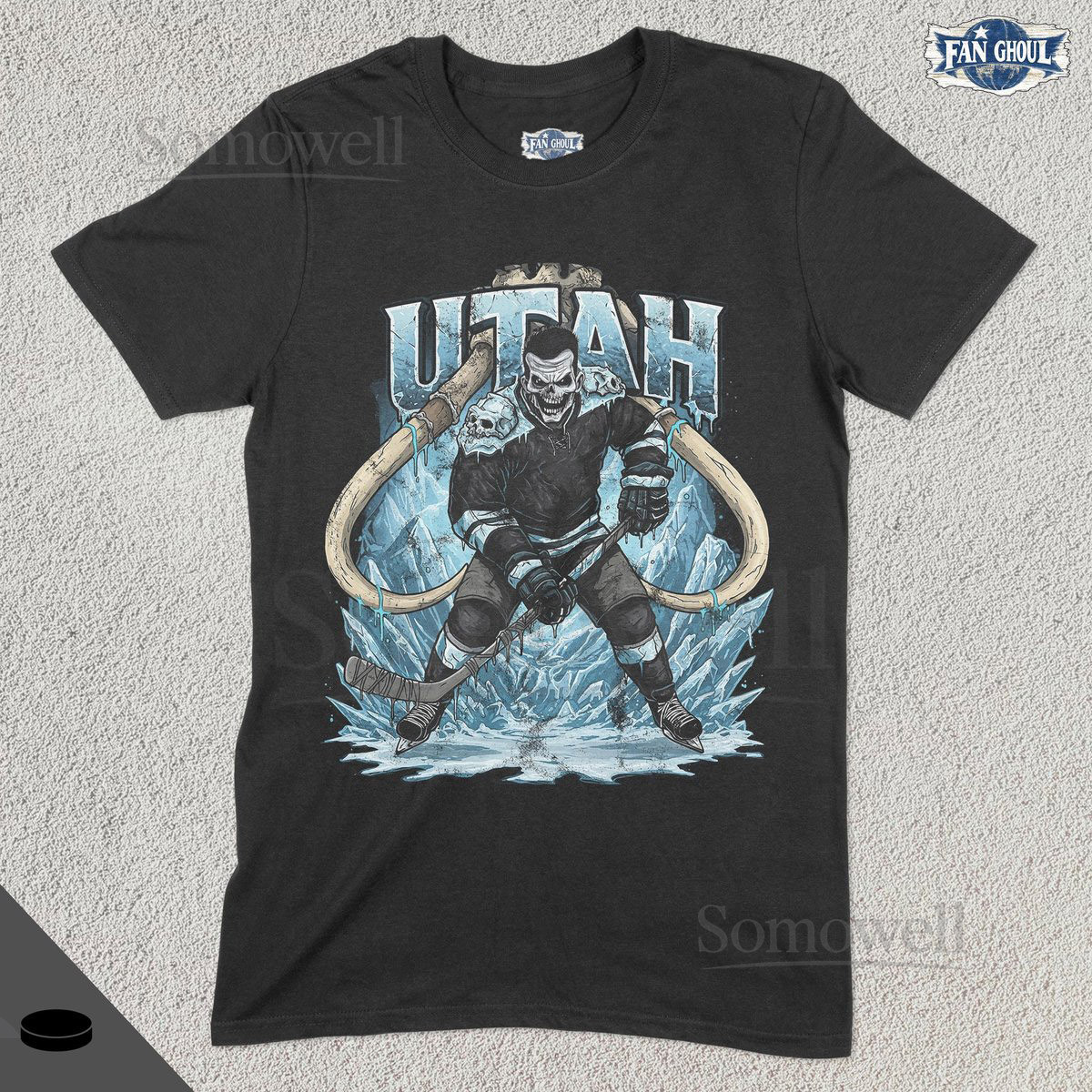 Utah v2 Hockey Shirt American Team Sports Tee US Sports Club Clothing Hockey Fan Gift Hockey Apparel Vintage Hockey Shirt Mammoth Club_660